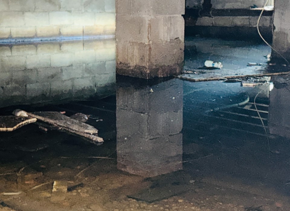 Water in Crawl Space